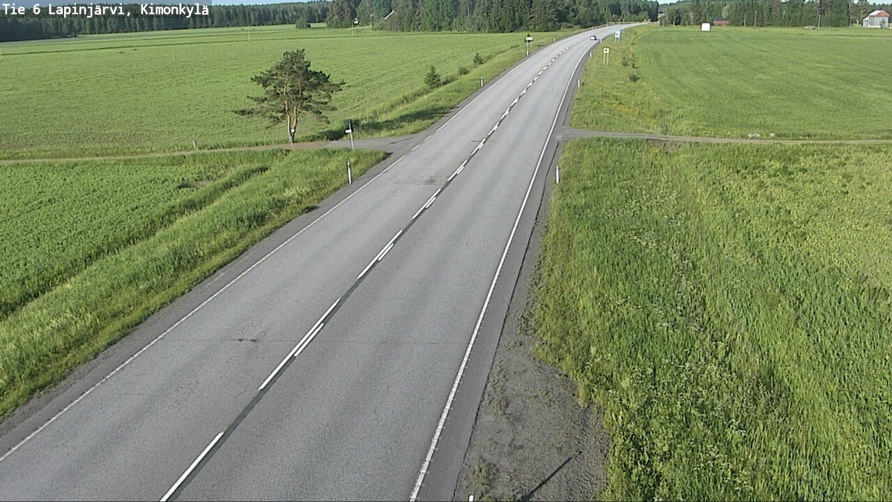 Weather Camera Image Väg 6 Lapinjärvi, Kimoböle, Lapinjärvi, Uusimaa