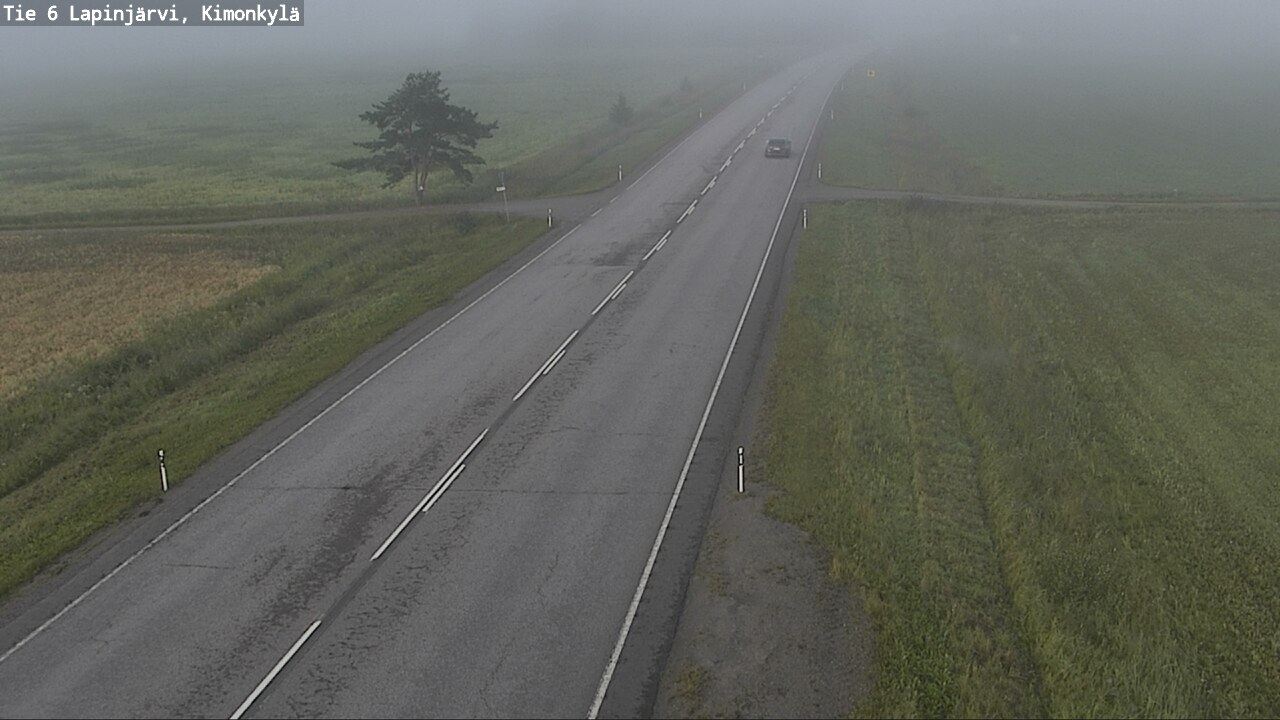 Weather Camera Image Väg 6 Lapinjärvi, Kimoböle, Lapinjärvi, Uusimaa