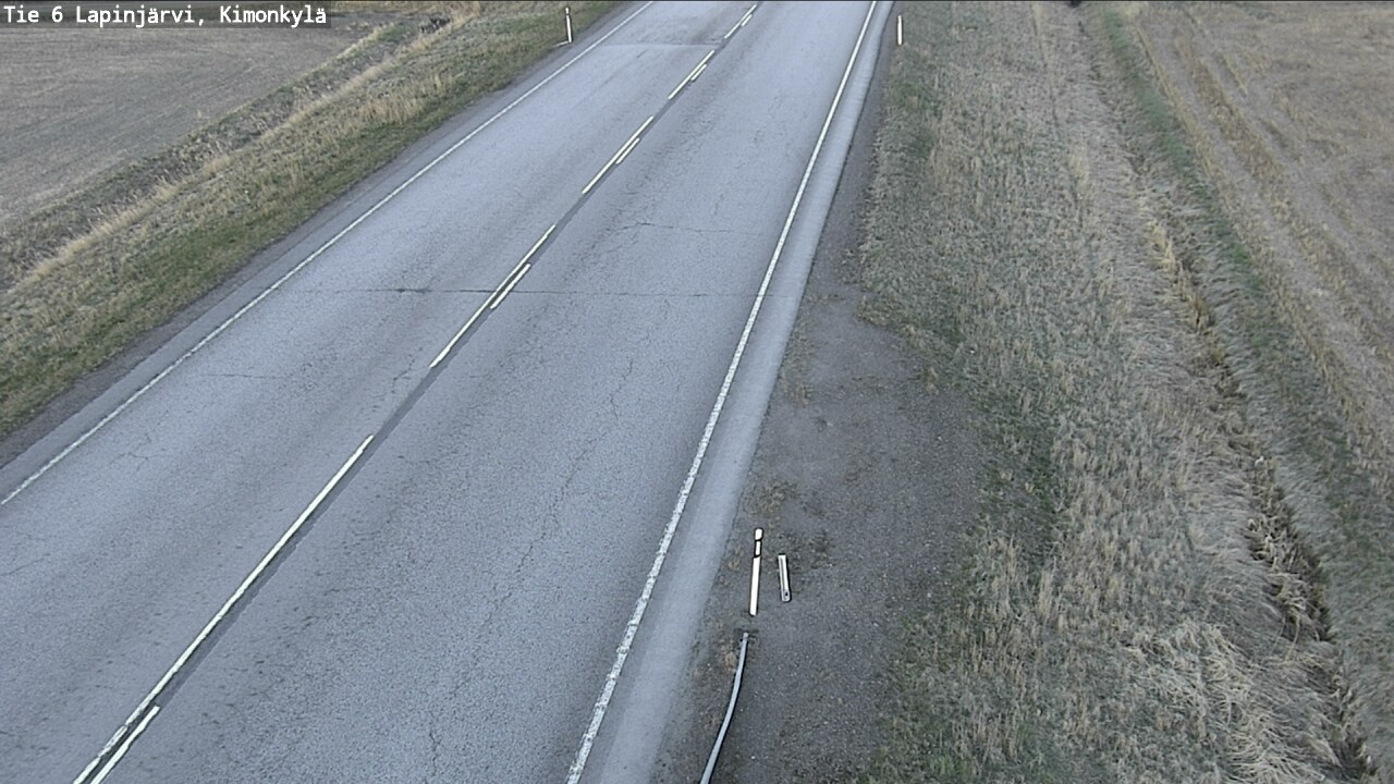 Weather Camera Image Road 6 Lapinjärvi, Kimonkylä, Lapinjärvi, Uusimaa