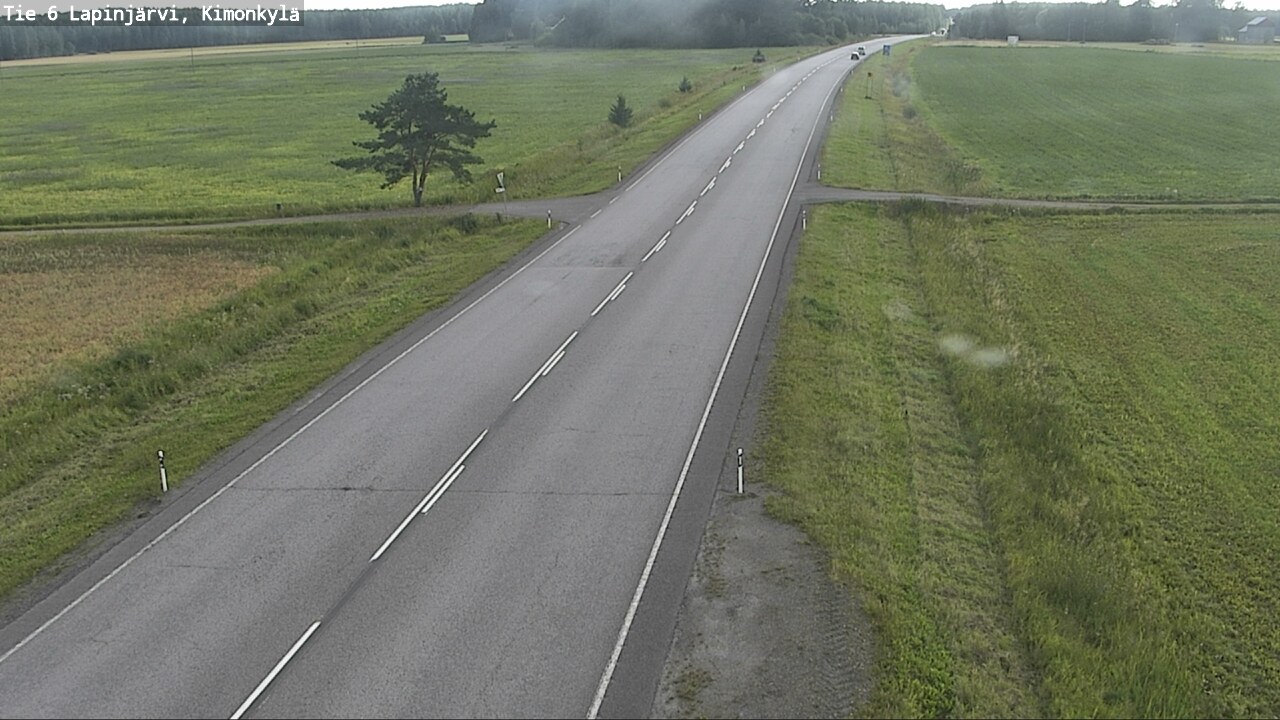 Weather Camera Image Väg 6 Lapinjärvi, Kimoböle, Lapinjärvi, Uusimaa