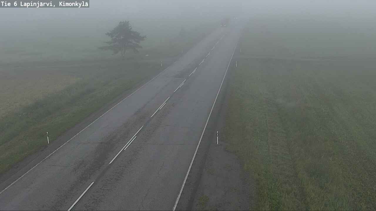 Weather Camera Image Väg 6 Lapinjärvi, Kimoböle, Lapinjärvi, Uusimaa