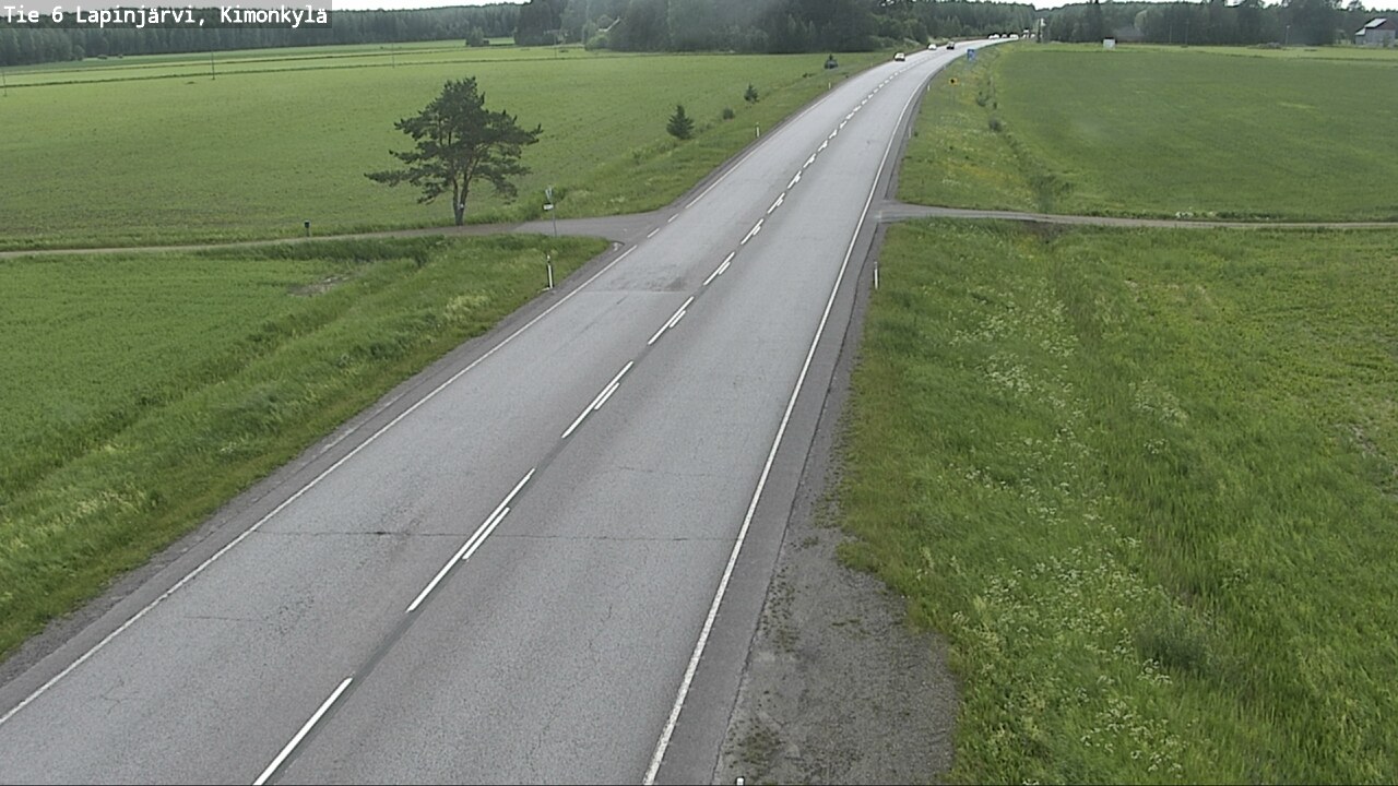 Weather Camera Image Väg 6 Lapinjärvi, Kimoböle, Lapinjärvi, Uusimaa