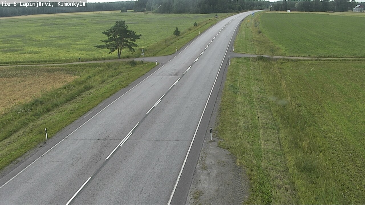 Weather Camera Image Väg 6 Lapinjärvi, Kimoböle, Lapinjärvi, Uusimaa