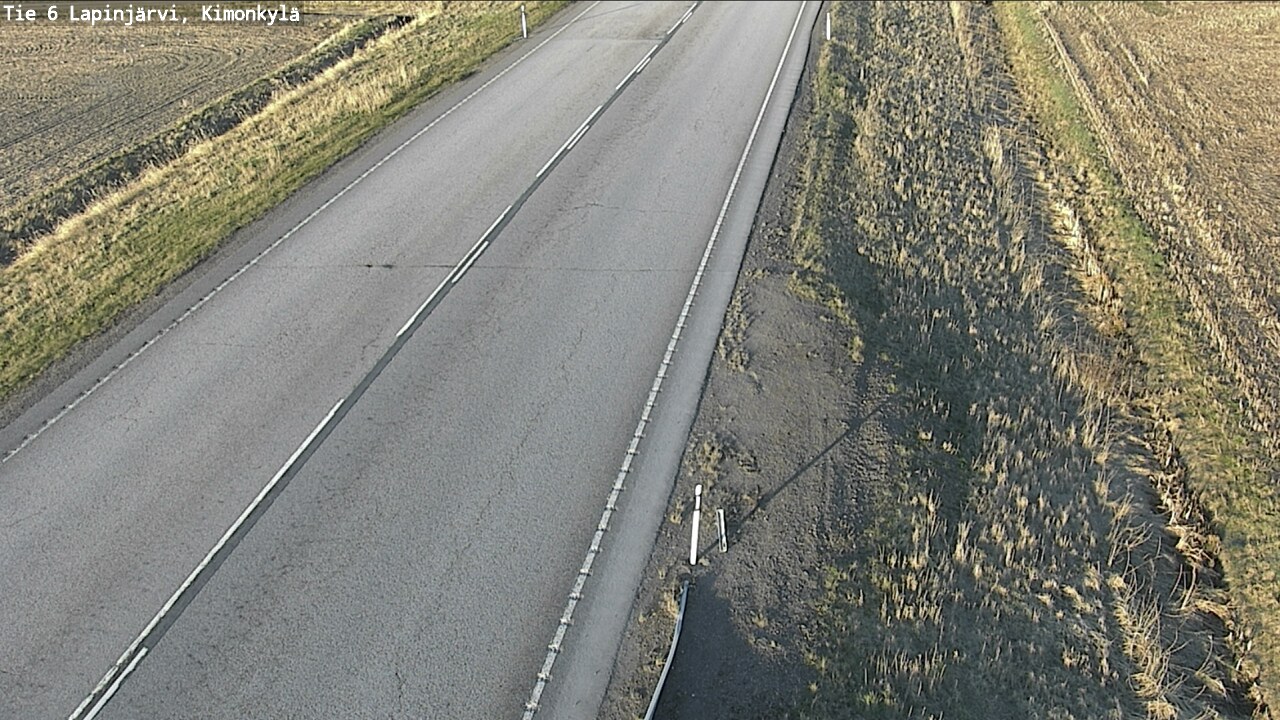 Weather Camera Image Road 6 Lapinjärvi, Kimonkylä, Lapinjärvi, Uusimaa