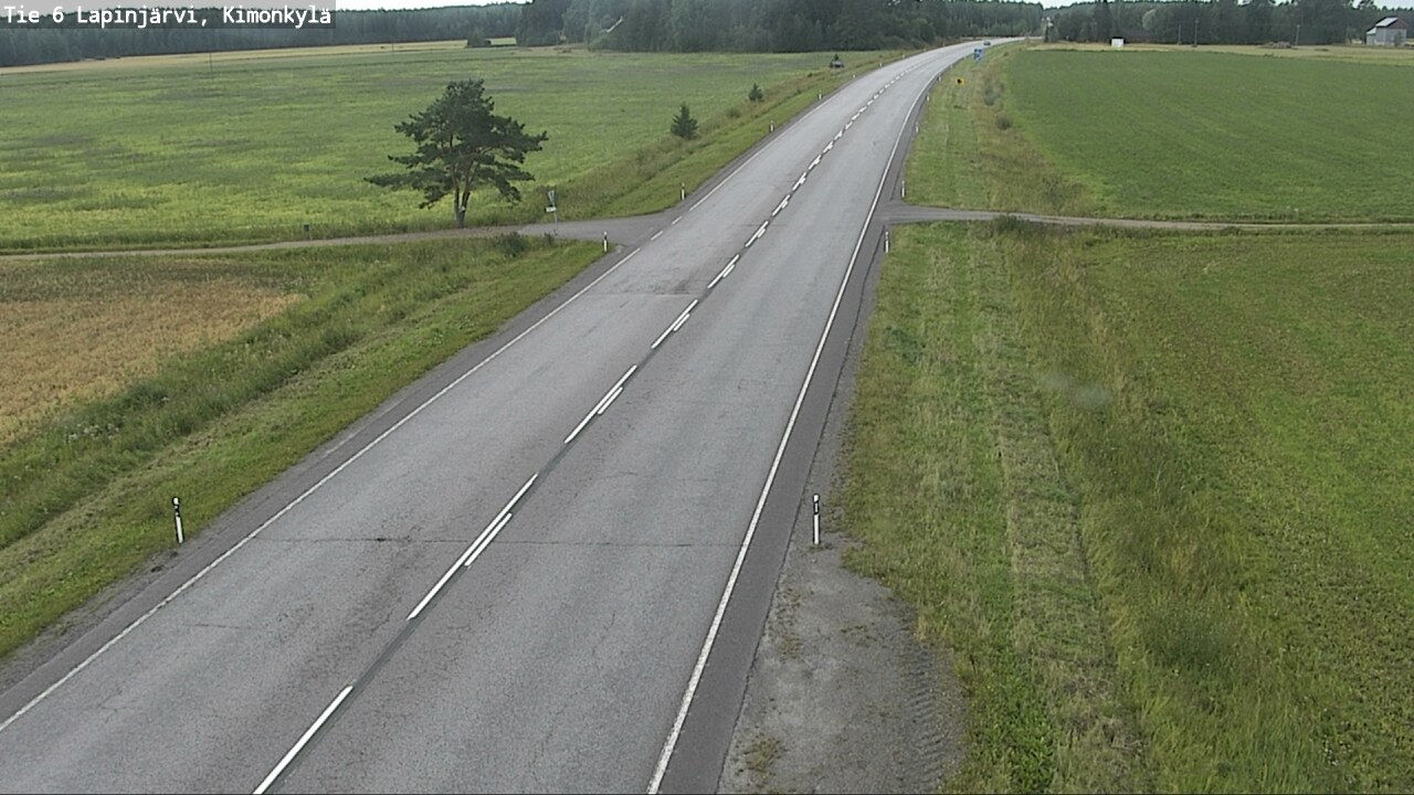 Weather Camera Image Väg 6 Lapinjärvi, Kimoböle, Lapinjärvi, Uusimaa