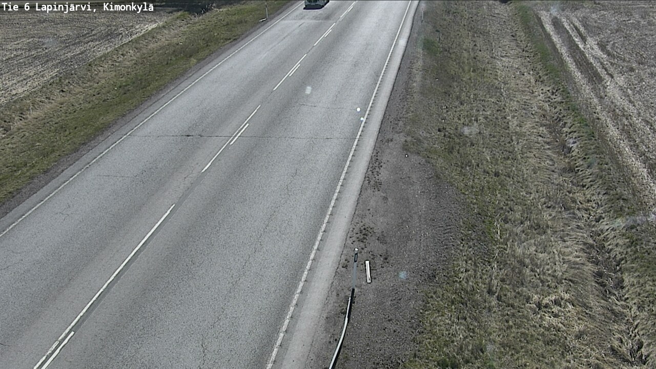 Weather Camera Image Väg 6 Lapinjärvi, Kimoböle, Lapinjärvi, Uusimaa