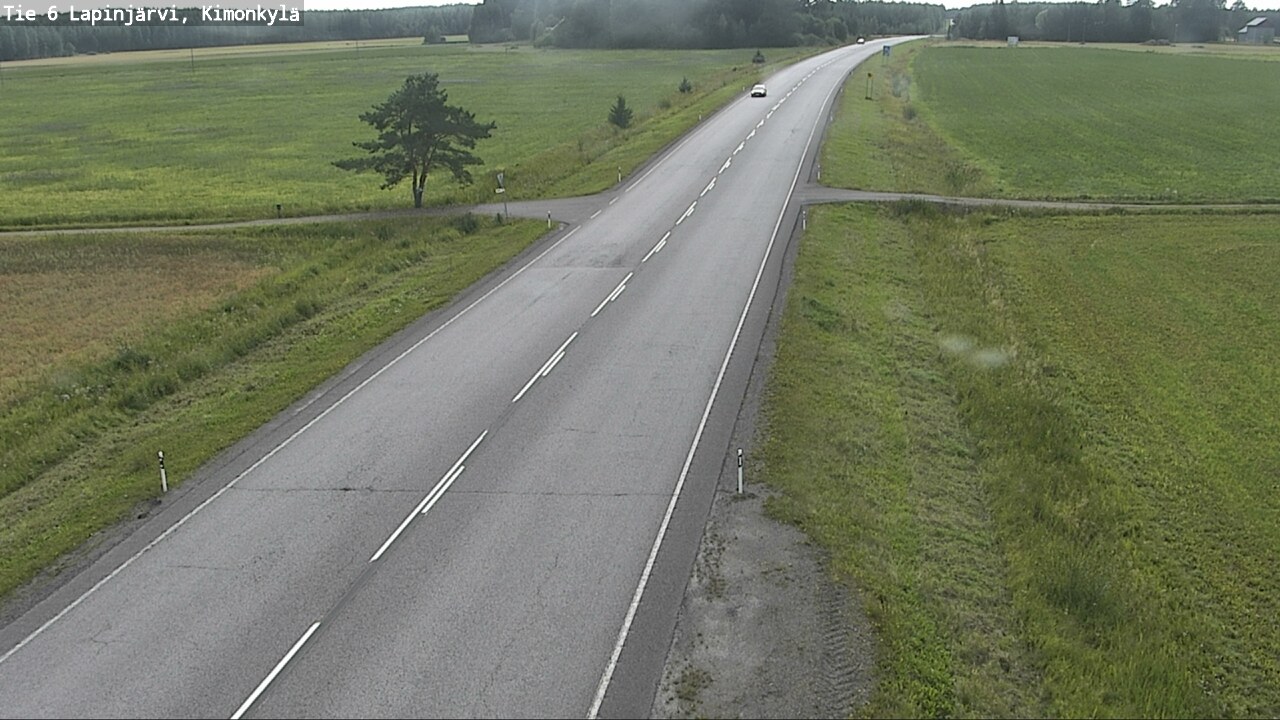 Weather Camera Image Väg 6 Lapinjärvi, Kimoböle, Lapinjärvi, Uusimaa