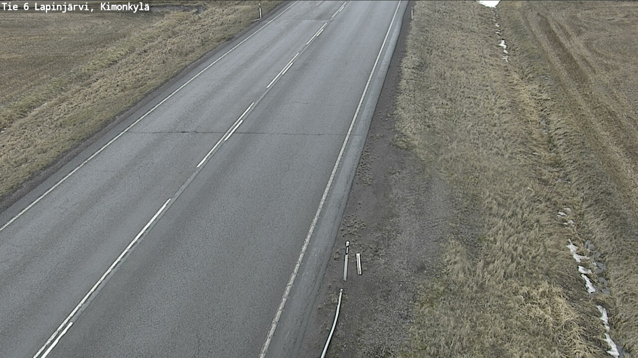 Weather Camera Image Road 6 Lapinjärvi, Kimonkylä, Lapinjärvi, Uusimaa
