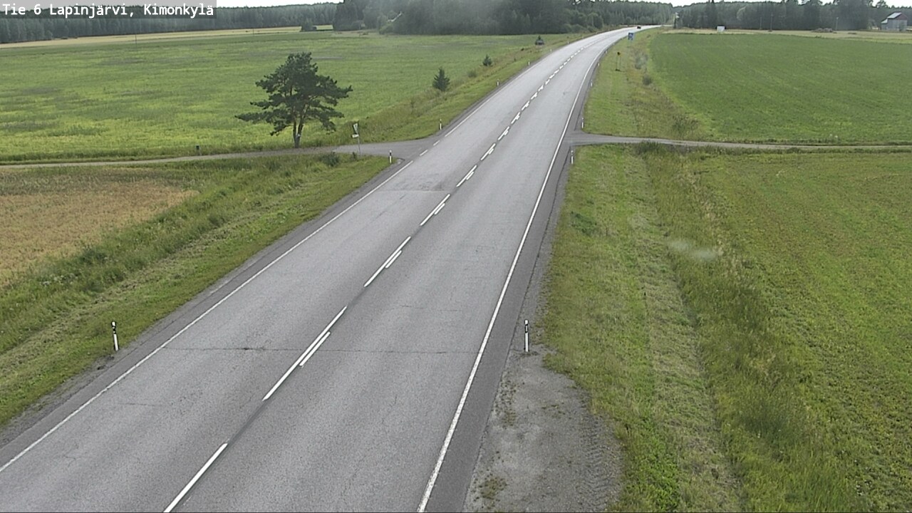 Weather Camera Image Väg 6 Lapinjärvi, Kimoböle, Lapinjärvi, Uusimaa