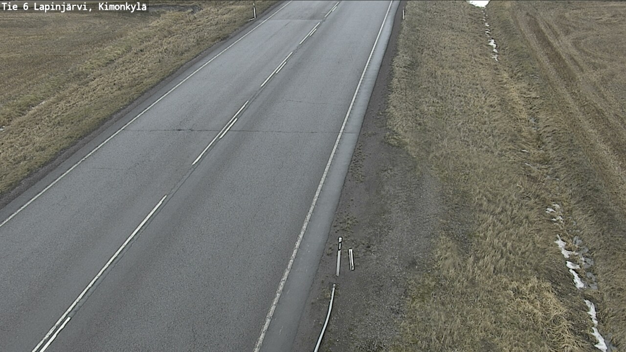 Weather Camera Image Road 6 Lapinjärvi, Kimonkylä, Lapinjärvi, Uusimaa