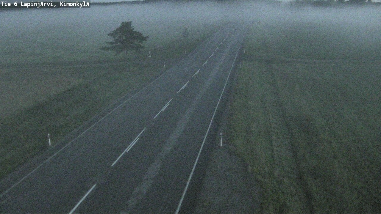 Weather Camera Image Väg 6 Lapinjärvi, Kimoböle, Lapinjärvi, Uusimaa