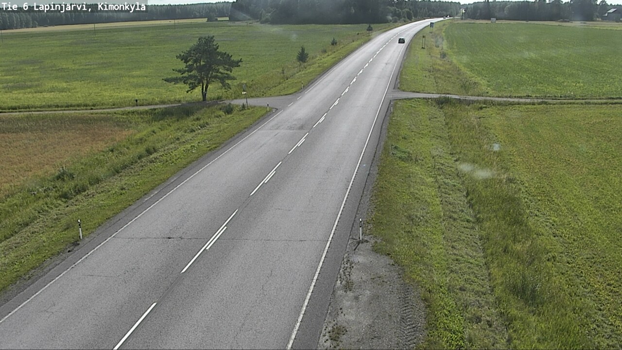 Weather Camera Image Väg 6 Lapinjärvi, Kimoböle, Lapinjärvi, Uusimaa
