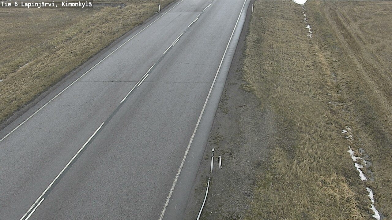 Weather Camera Image Road 6 Lapinjärvi, Kimonkylä, Lapinjärvi, Uusimaa