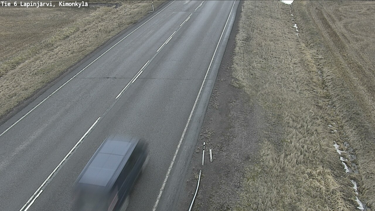Weather Camera Image Road 6 Lapinjärvi, Kimonkylä, Lapinjärvi, Uusimaa