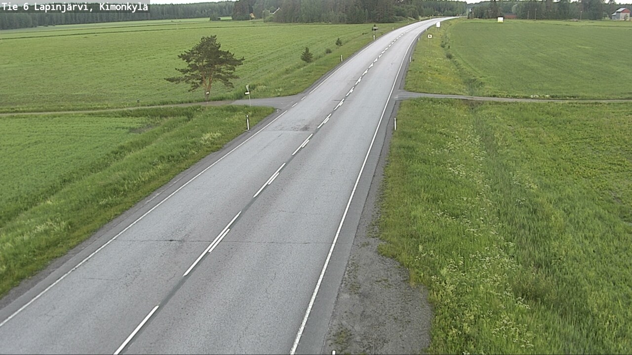 Weather Camera Image Väg 6 Lapinjärvi, Kimoböle, Lapinjärvi, Uusimaa
