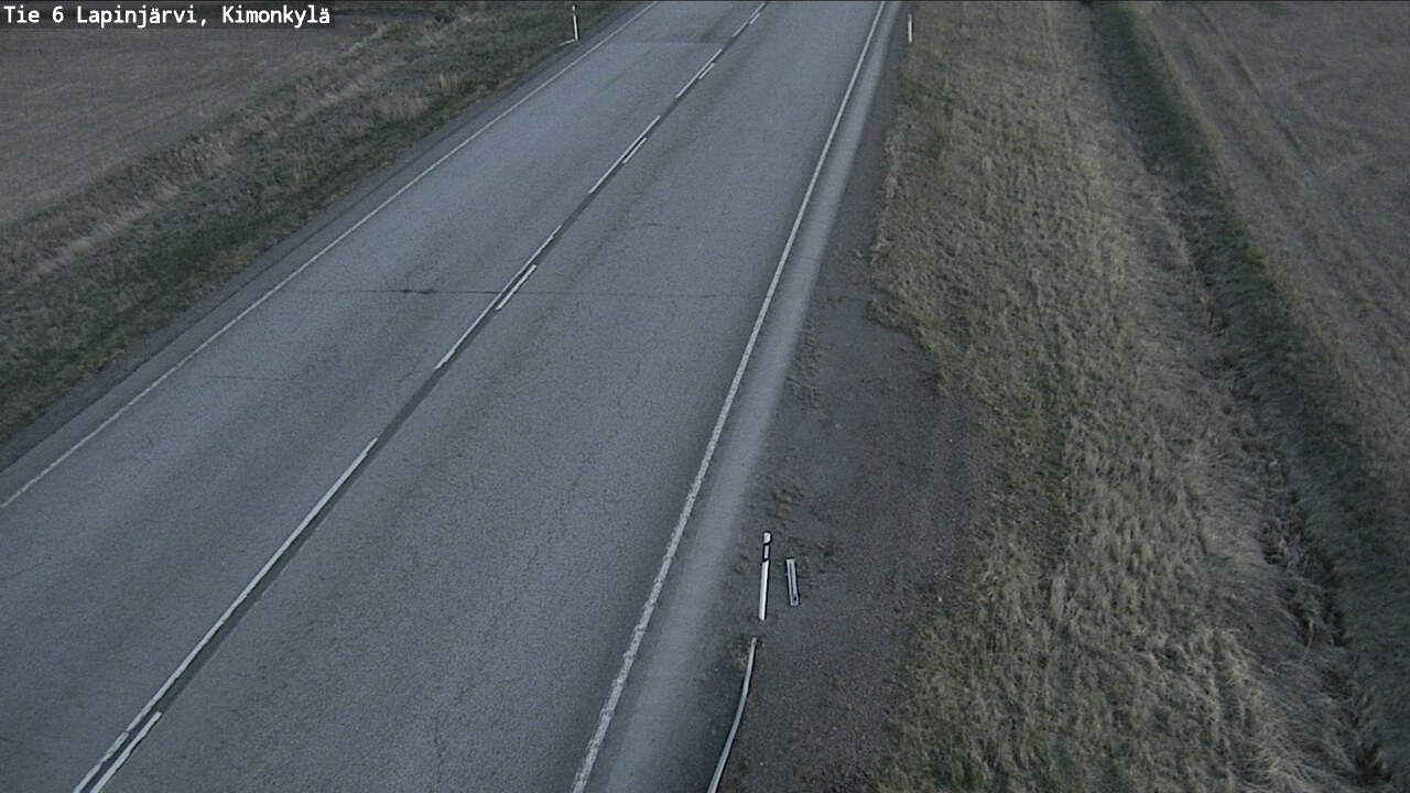 Weather Camera Image Väg 6 Lapinjärvi, Kimoböle, Lapinjärvi, Uusimaa
