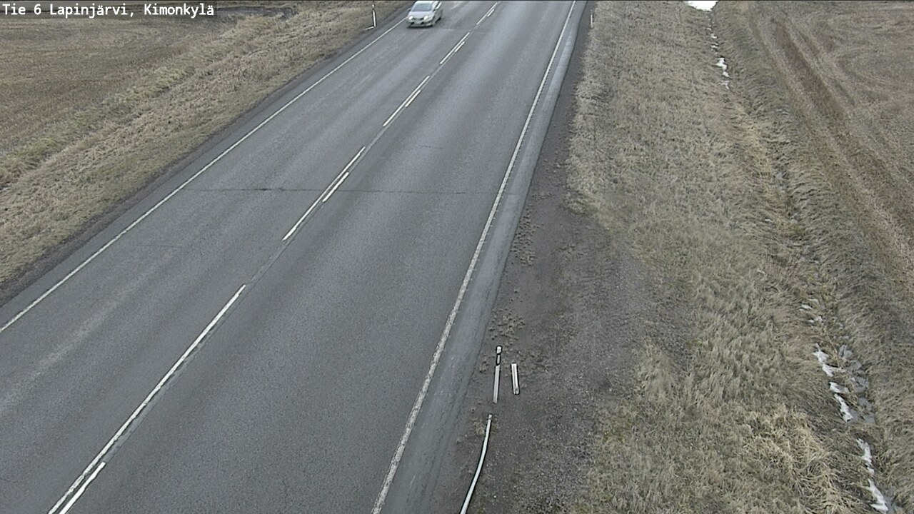 Weather Camera Image Road 6 Lapinjärvi, Kimonkylä, Lapinjärvi, Uusimaa