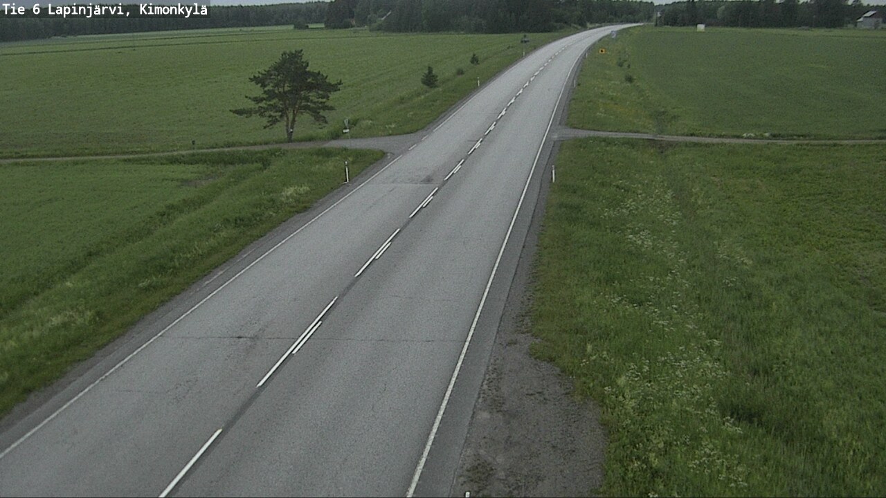 Weather Camera Image Väg 6 Lapinjärvi, Kimoböle, Lapinjärvi, Uusimaa
