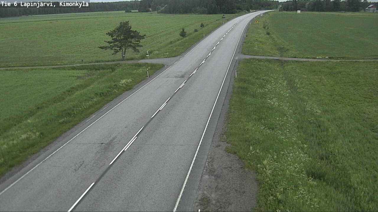 Weather Camera Image Väg 6 Lapinjärvi, Kimoböle, Lapinjärvi, Uusimaa