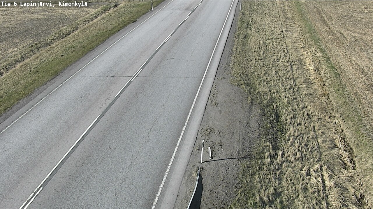Weather Camera Image Väg 6 Lapinjärvi, Kimoböle, Lapinjärvi, Uusimaa