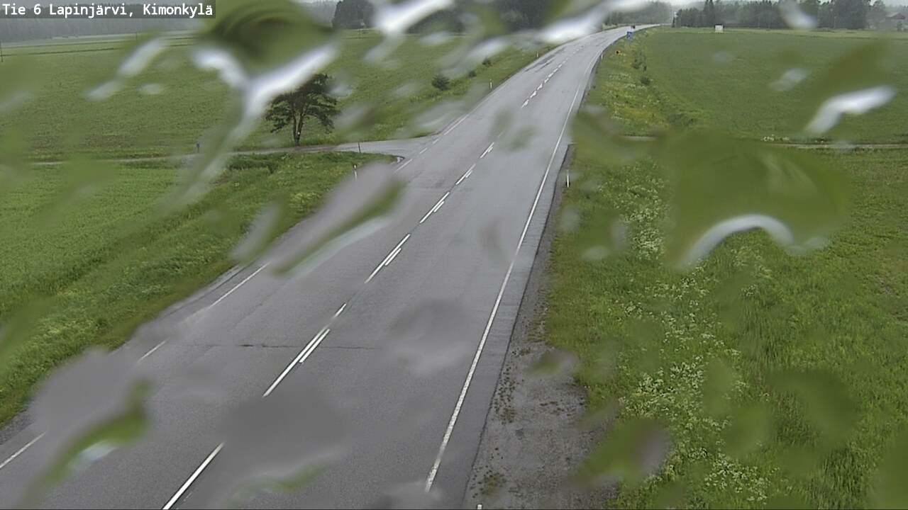 Weather Camera Image Road 6 Lapinjärvi, Kimonkylä, Lapinjärvi, Uusimaa