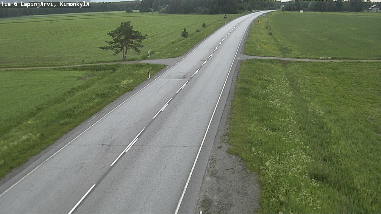 Weather Camera Image Väg 6 Lapinjärvi, Kimoböle, Lapinjärvi, Uusimaa
