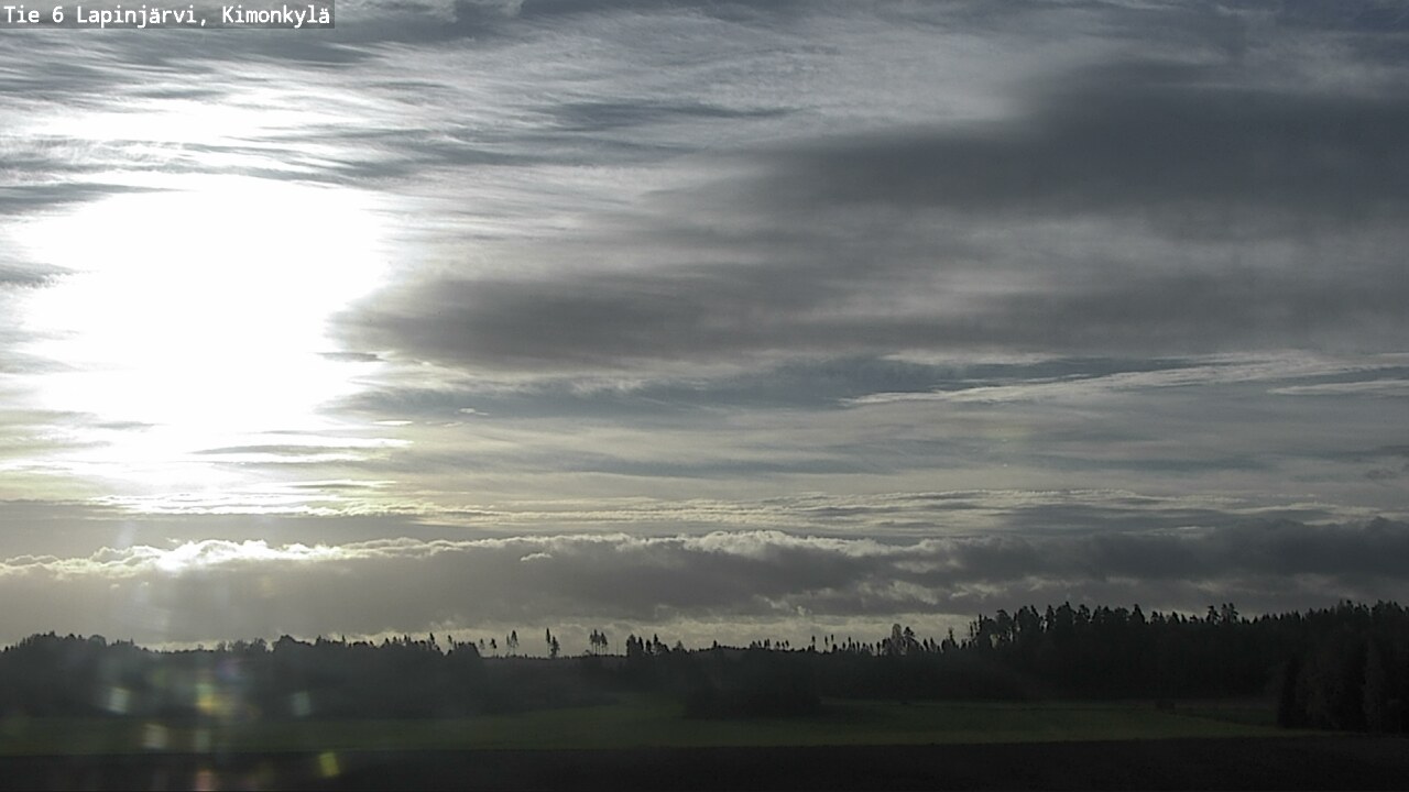 Weather Camera Image Road 6 Lapinjärvi, Kimonkylä, Lapinjärvi, Uusimaa