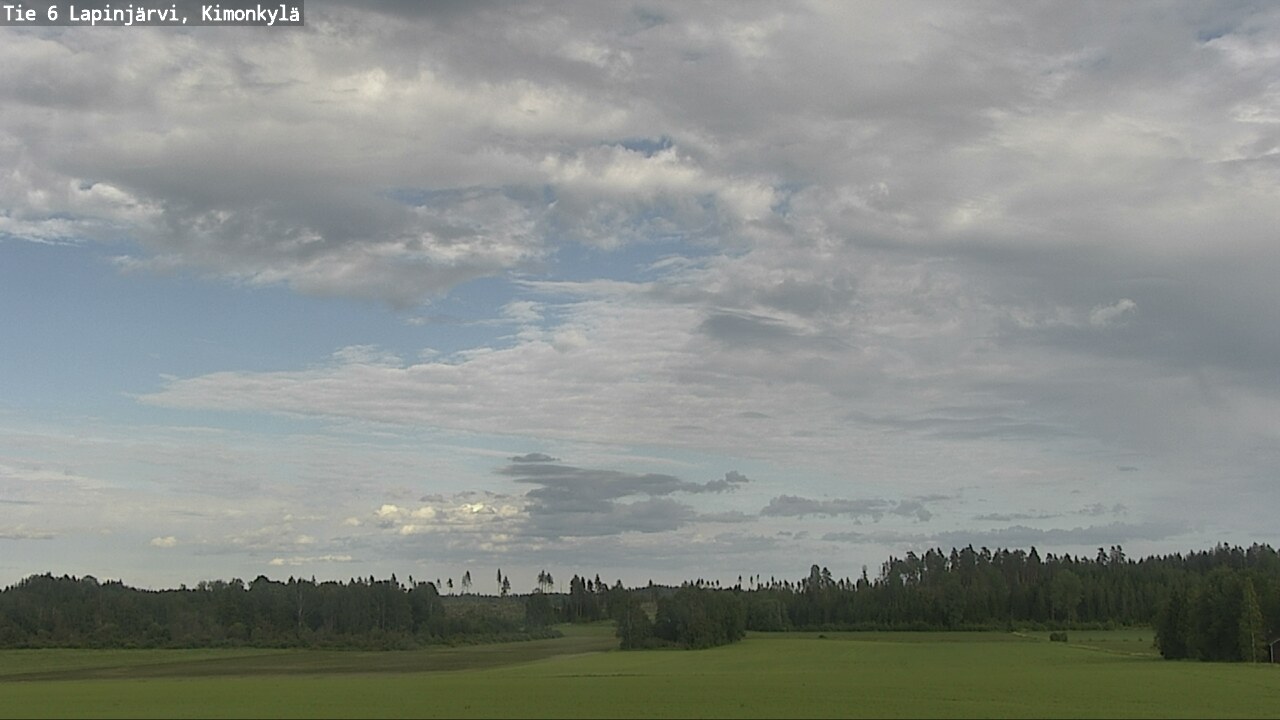 Weather Camera Image Väg 6 Lapinjärvi, Kimoböle, Lapinjärvi, Uusimaa