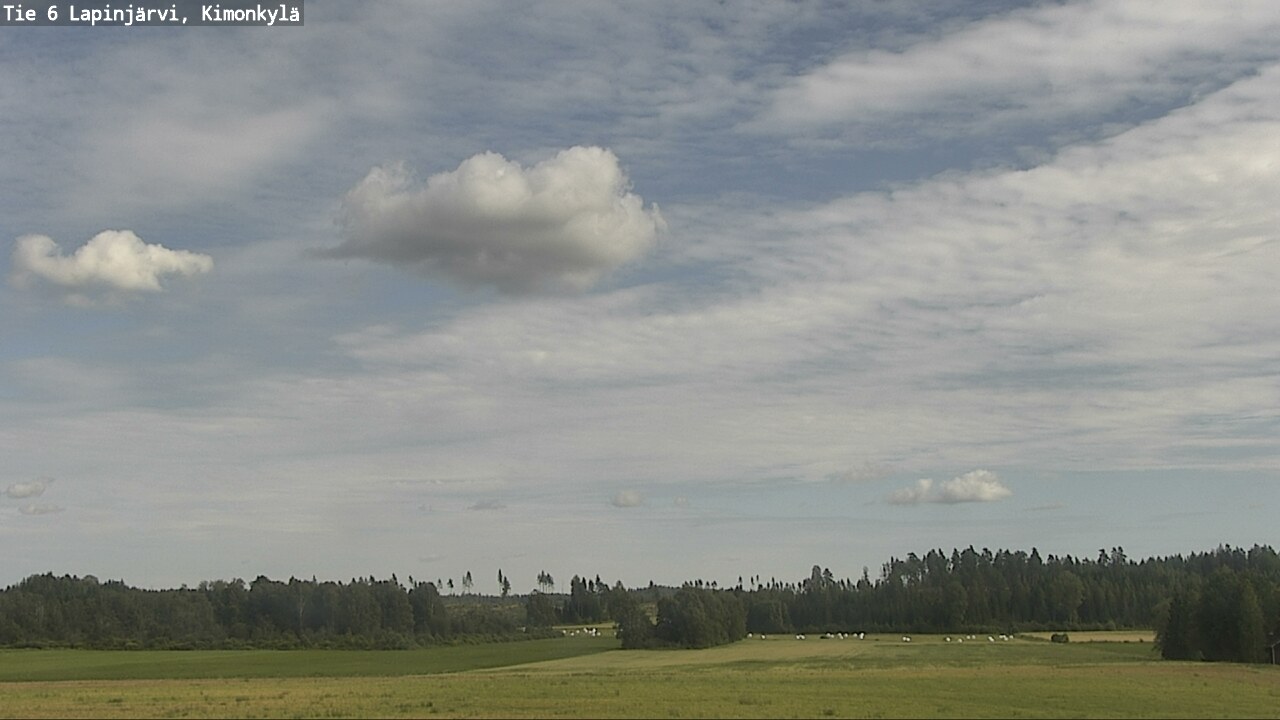Weather Camera Image Väg 6 Lapinjärvi, Kimoböle, Lapinjärvi, Uusimaa
