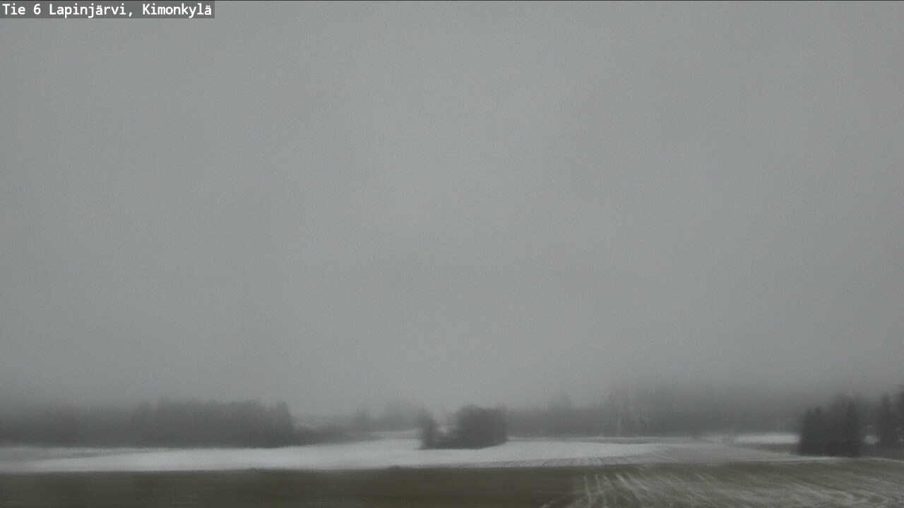 Weather Camera Image Väg 6 Lapinjärvi, Kimoböle, Lapinjärvi, Uusimaa