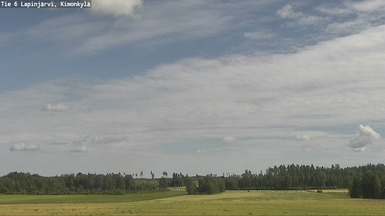 Weather Camera Image Väg 6 Lapinjärvi, Kimoböle, Lapinjärvi, Uusimaa