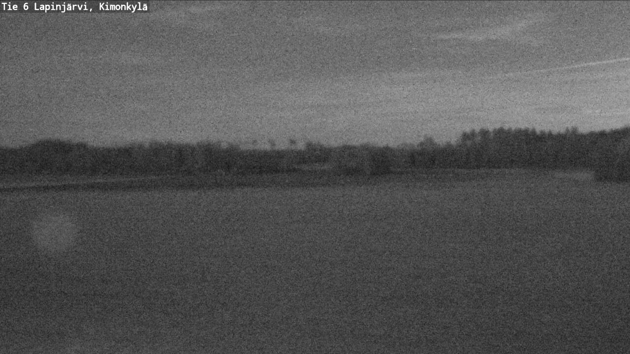 Weather Camera Image Väg 6 Lapinjärvi, Kimoböle, Lapinjärvi, Uusimaa