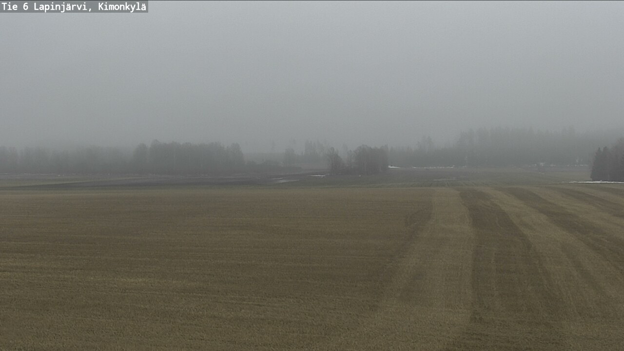Weather Camera Image Väg 6 Lapinjärvi, Kimoböle, Lapinjärvi, Uusimaa
