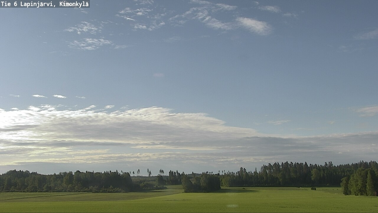Weather Camera Image Väg 6 Lapinjärvi, Kimoböle, Lapinjärvi, Uusimaa