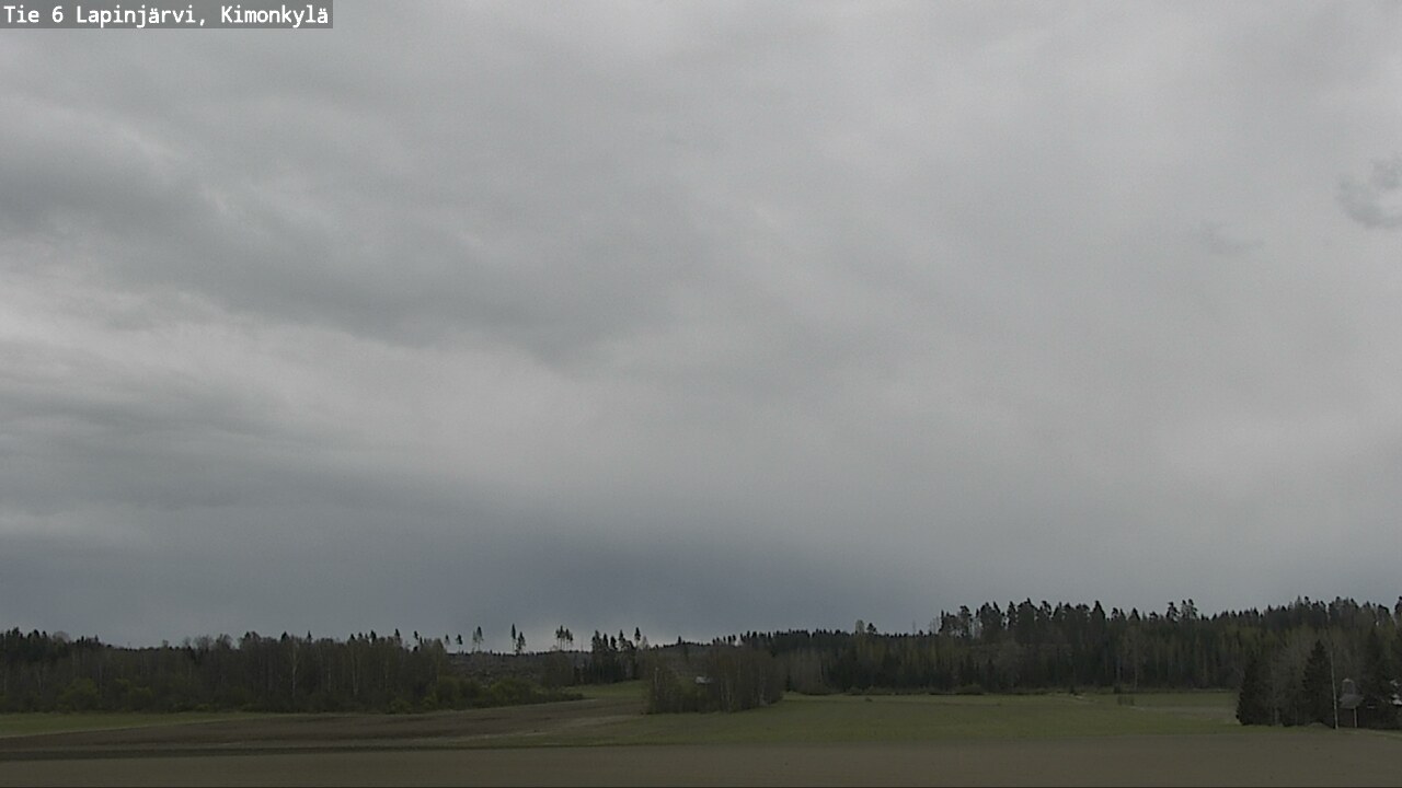 Weather Camera Image Road 6 Lapinjärvi, Kimonkylä, Lapinjärvi, Uusimaa