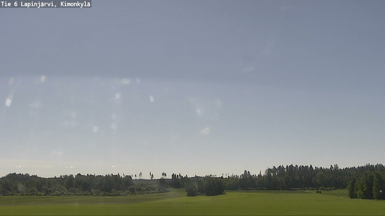 Weather Camera Image Väg 6 Lapinjärvi, Kimoböle, Lapinjärvi, Uusimaa