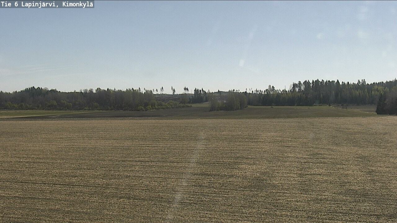 Weather Camera Image Väg 6 Lapinjärvi, Kimoböle, Lapinjärvi, Uusimaa