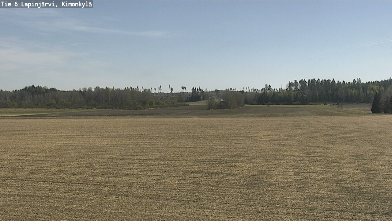 Weather Camera Image Väg 6 Lapinjärvi, Kimoböle, Lapinjärvi, Uusimaa
