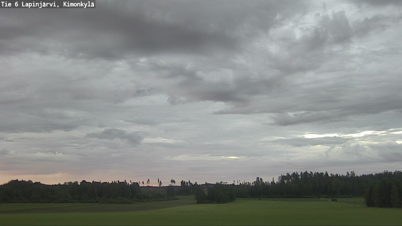 Weather Camera Image Väg 6 Lapinjärvi, Kimoböle, Lapinjärvi, Uusimaa