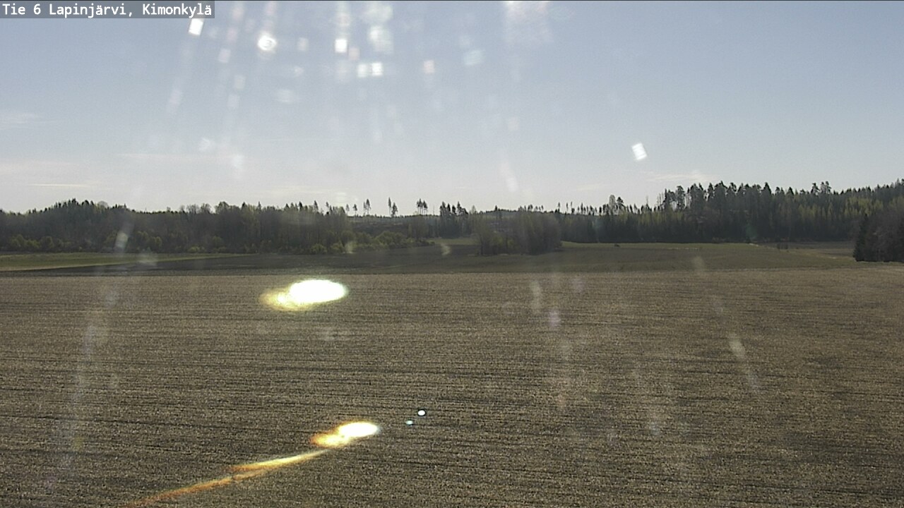 Weather Camera Image Road 6 Lapinjärvi, Kimonkylä, Lapinjärvi, Uusimaa