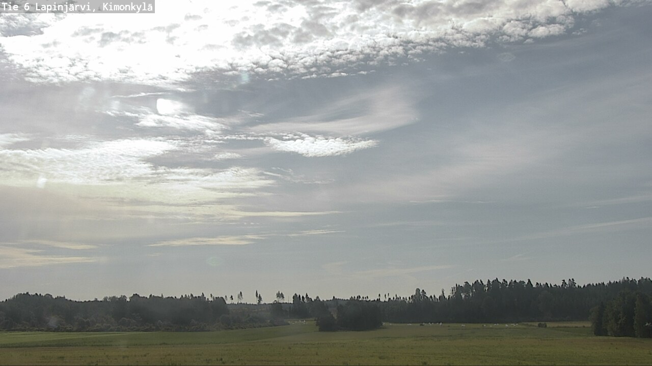 Weather Camera Image Väg 6 Lapinjärvi, Kimoböle, Lapinjärvi, Uusimaa