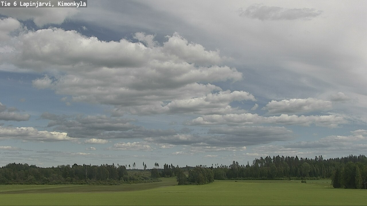 Weather Camera Image Väg 6 Lapinjärvi, Kimoböle, Lapinjärvi, Uusimaa