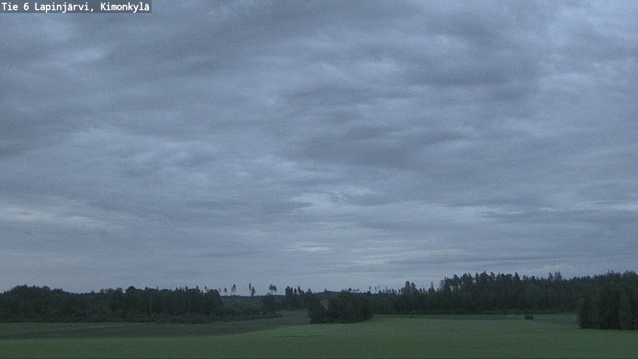 Weather Camera Image Väg 6 Lapinjärvi, Kimoböle, Lapinjärvi, Uusimaa