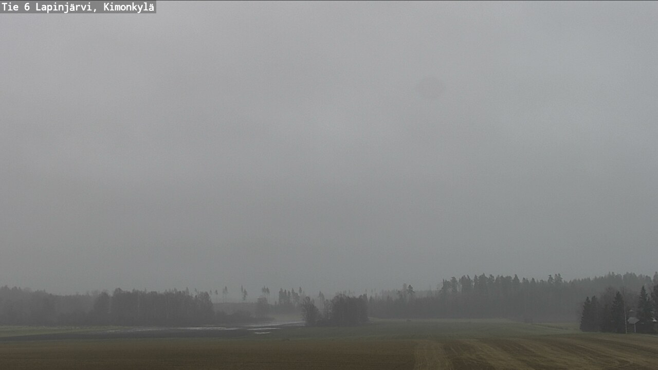 Weather Camera Image Väg 6 Lapinjärvi, Kimoböle, Lapinjärvi, Uusimaa