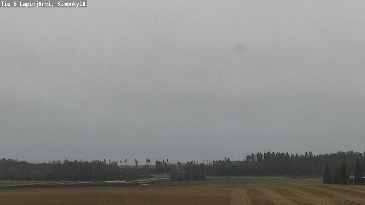 Weather Camera Image Väg 6 Lapinjärvi, Kimoböle, Lapinjärvi, Uusimaa