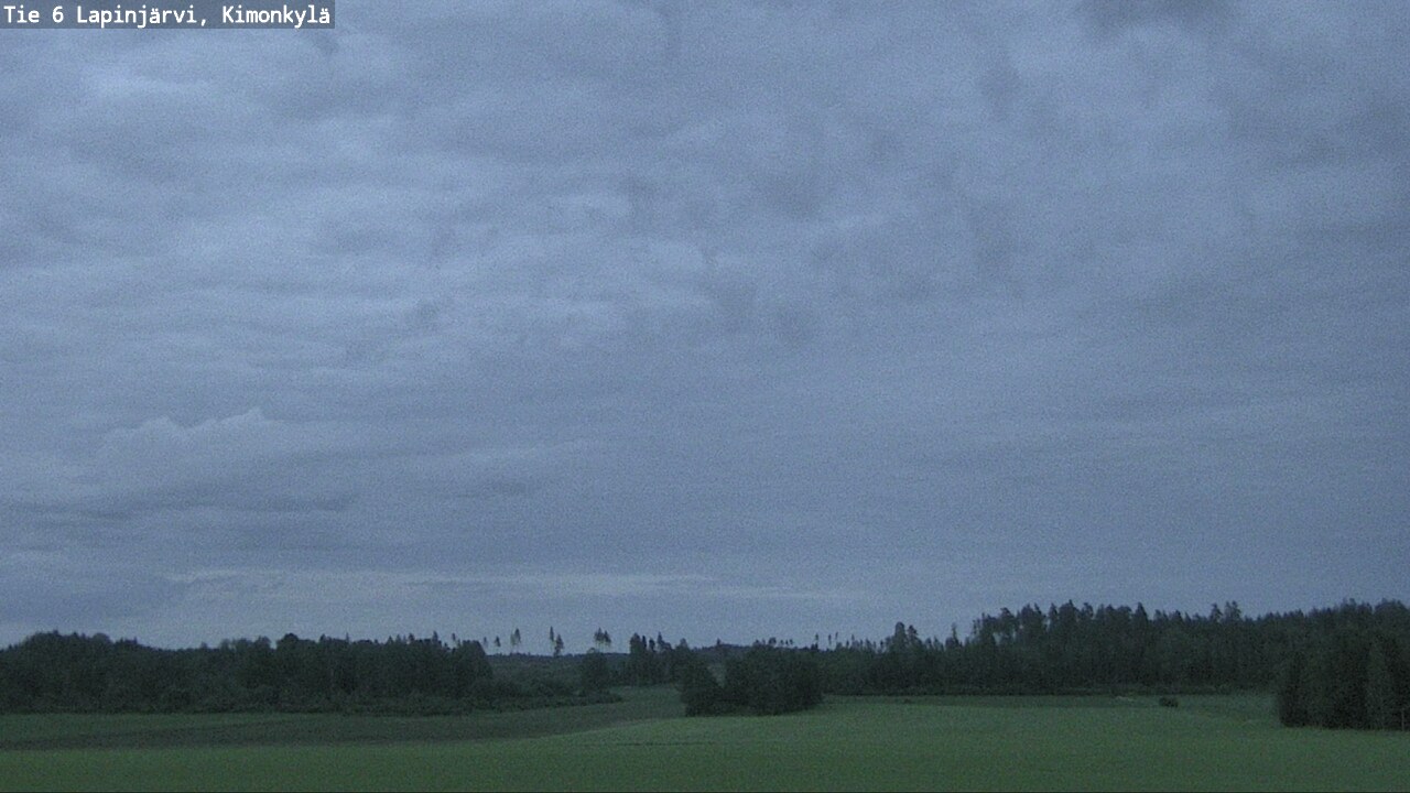 Weather Camera Image Väg 6 Lapinjärvi, Kimoböle, Lapinjärvi, Uusimaa