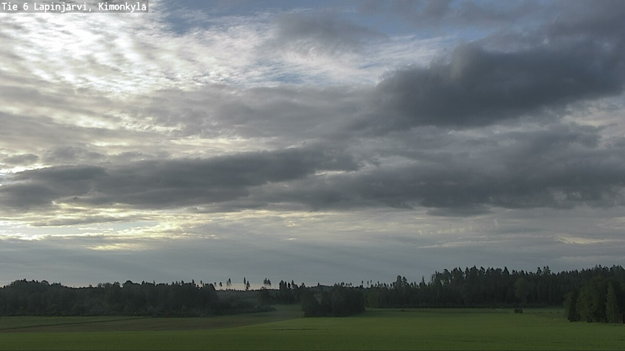 Weather Camera Image Väg 6 Lapinjärvi, Kimoböle, Lapinjärvi, Uusimaa