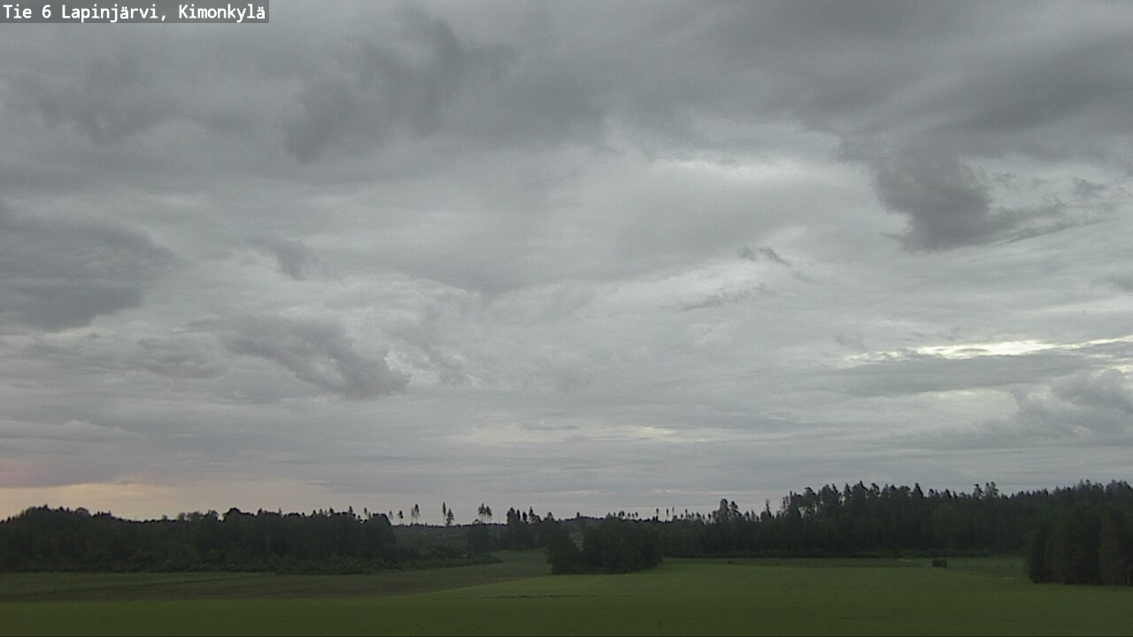 Weather Camera Image Väg 6 Lapinjärvi, Kimoböle, Lapinjärvi, Uusimaa