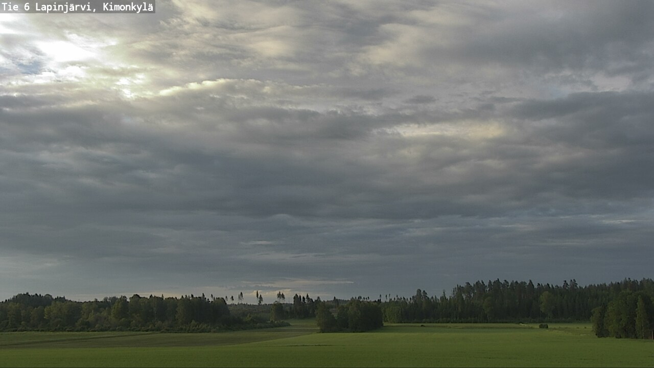 Weather Camera Image Väg 6 Lapinjärvi, Kimoböle, Lapinjärvi, Uusimaa