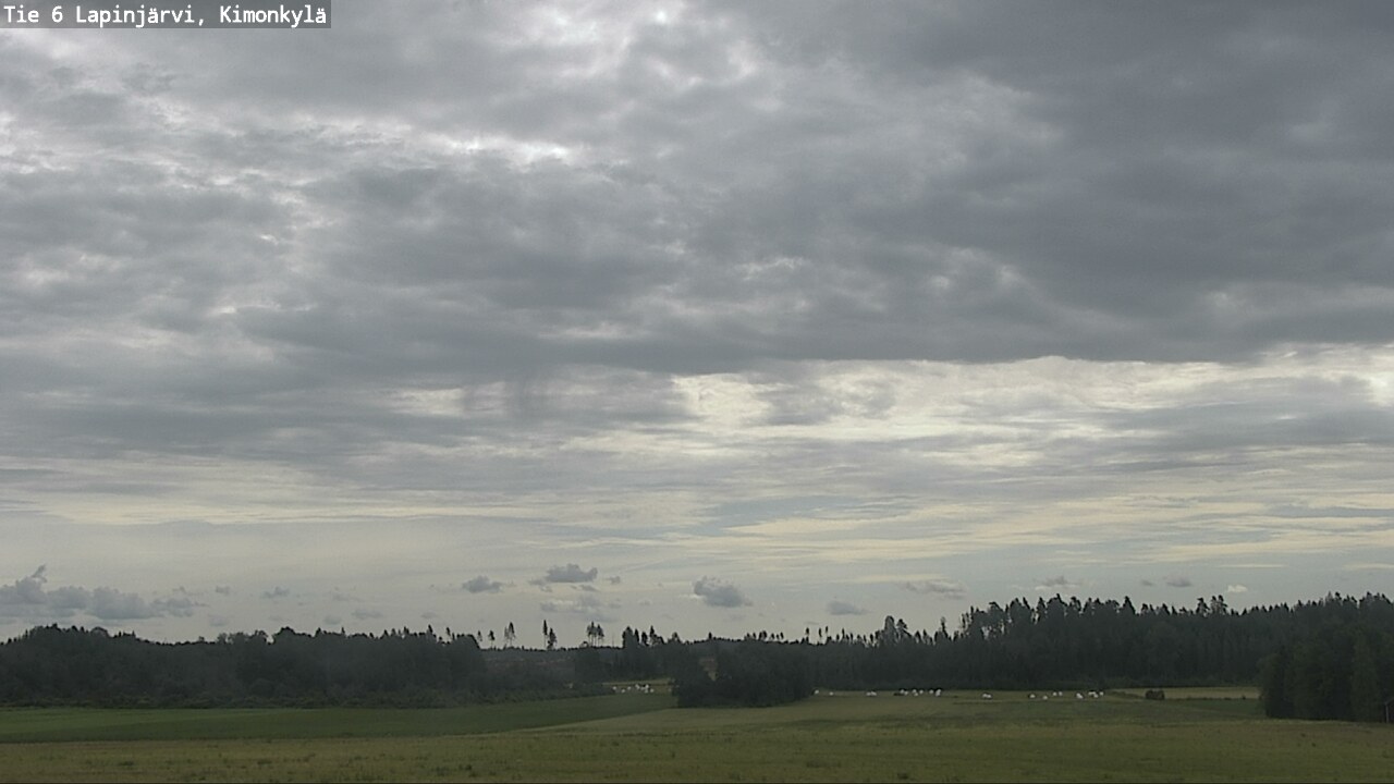 Weather Camera Image Väg 6 Lapinjärvi, Kimoböle, Lapinjärvi, Uusimaa